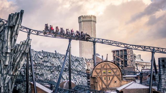 Pretpark winter