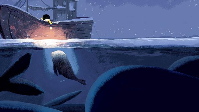Walvis-in-de-winter