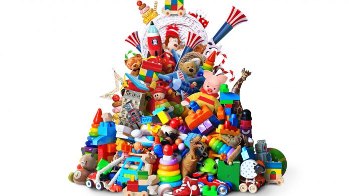Huge pile of toys