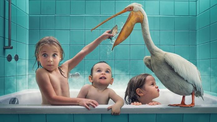 Instagram- ce papa réalise d’incroyables photomontages avec sa famille