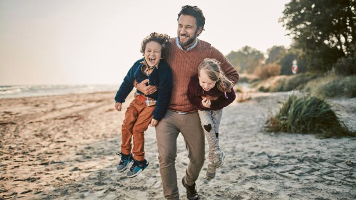 Father and his kids