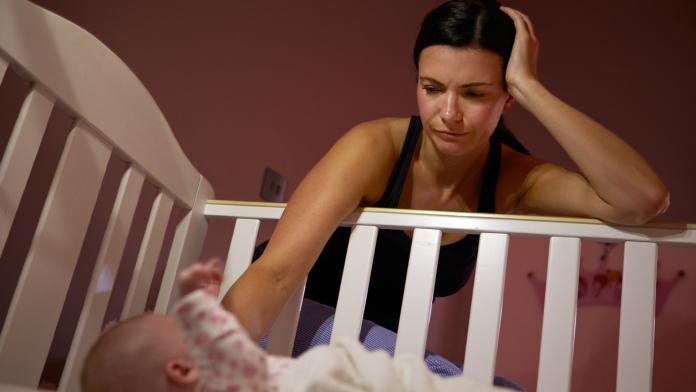 Mother With Baby Suffering From Post Natal Depression