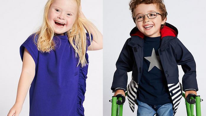 Marks & Spencer sort une collection adaptées aux enfants handicapés