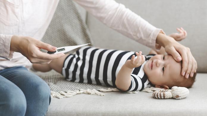 bébé est malade