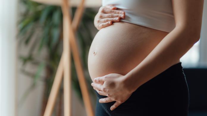 Midsection of Pregnant Woman Holding Her Belly zwangere vrouw moet weten