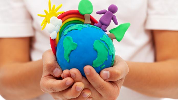 Life on earth - environment and ecology concept praten met je kind taal aanpassen klimaat