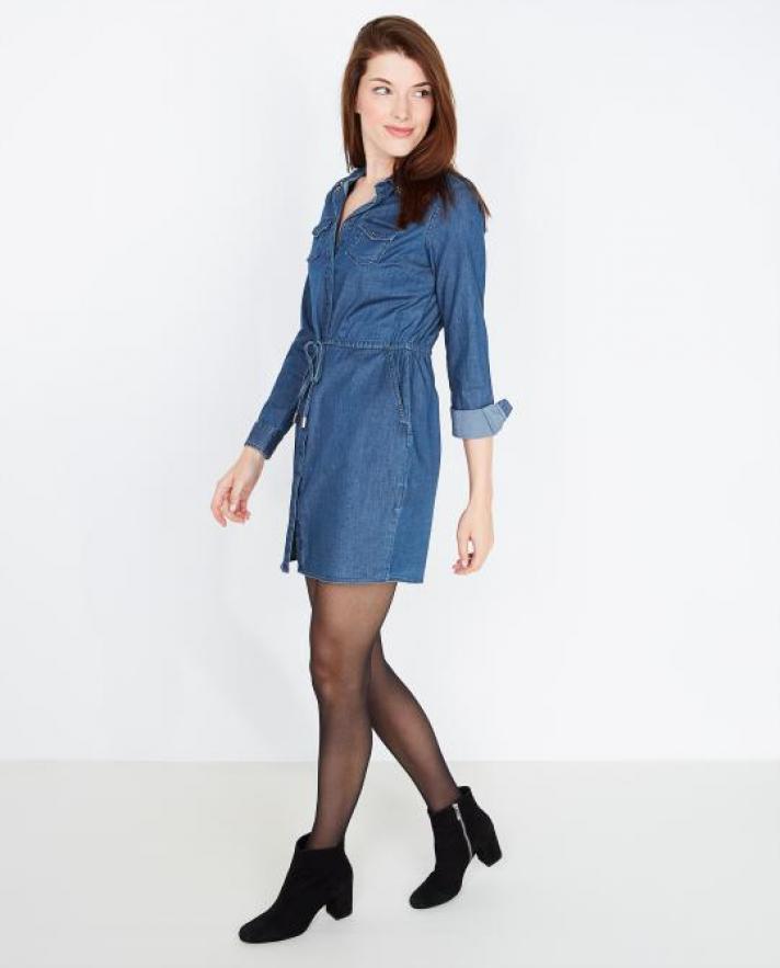 La robe façon longue chemise