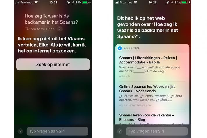 Vertalen met Siri
