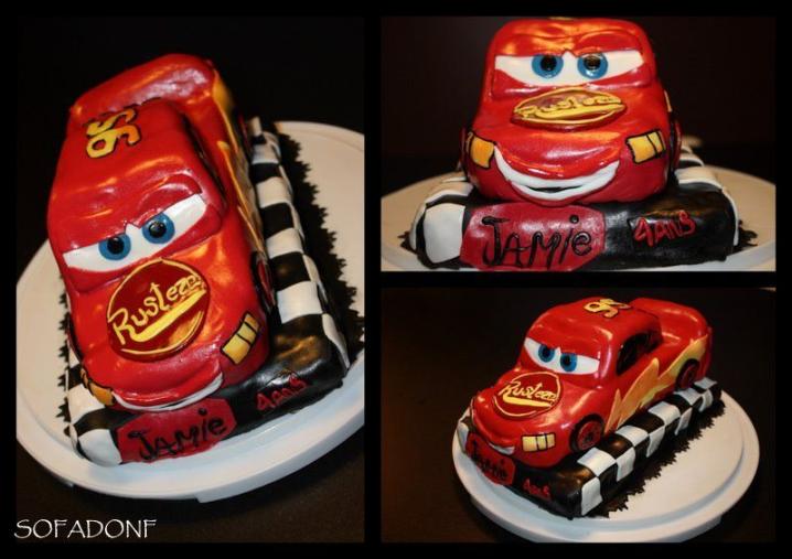 Gâteau Cars