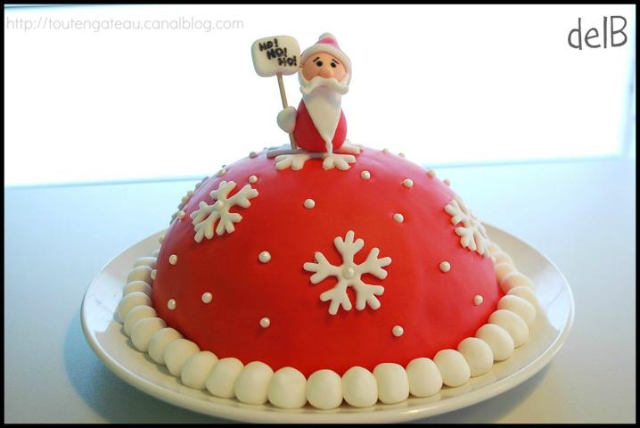 Gâteau Père Noël