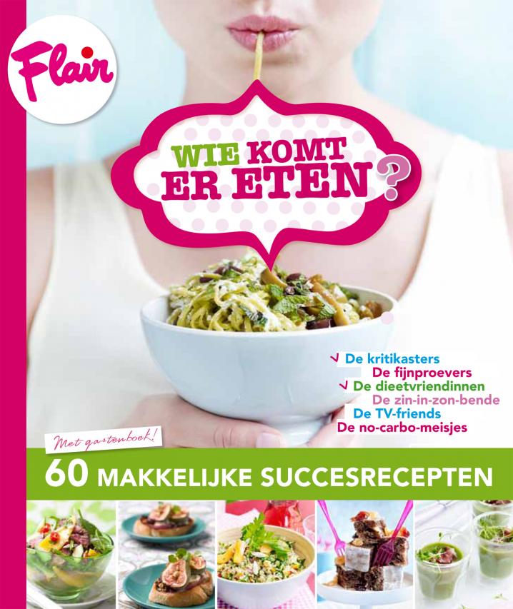 Flairkookboekje Wie komt er eten?