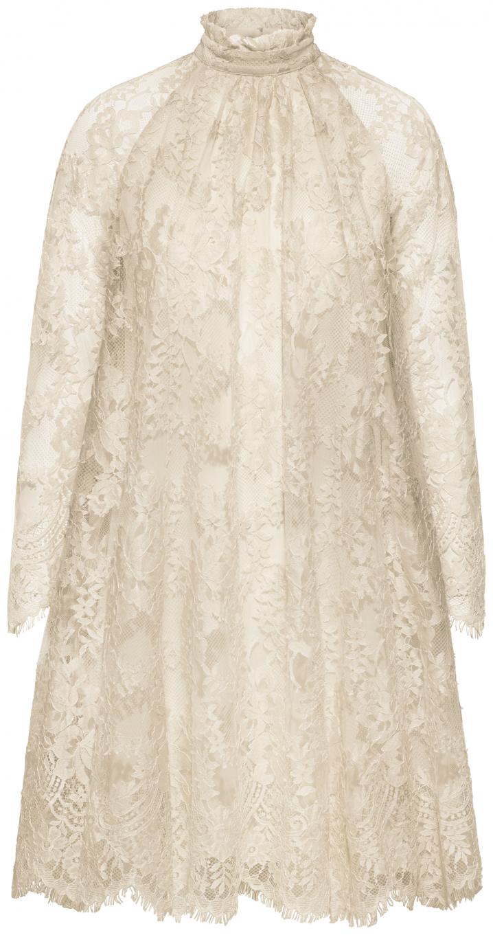 Robe ample blanc cassé