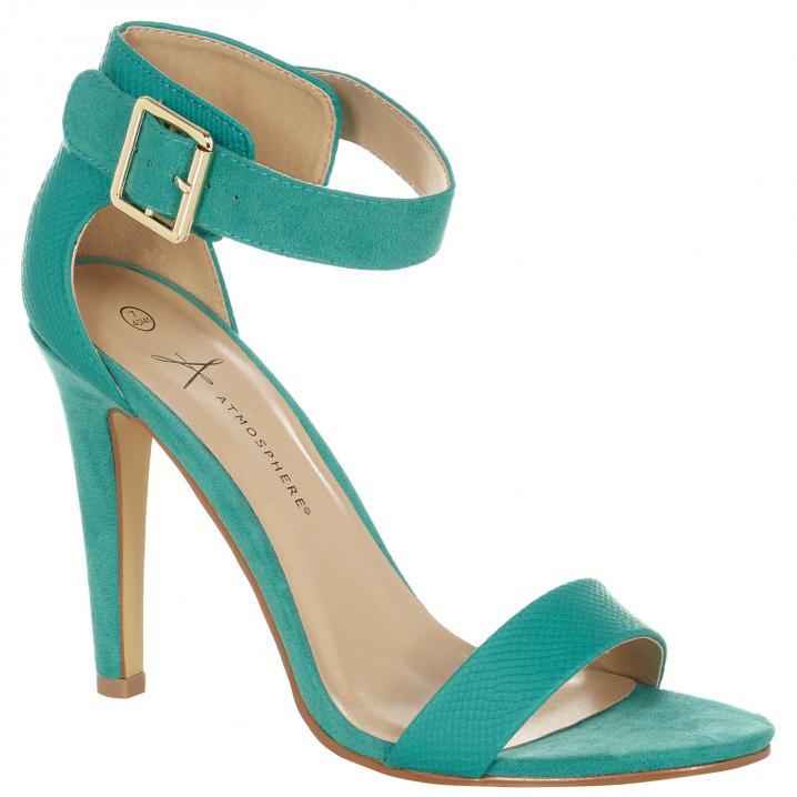 Sandales turquoise - 15 €