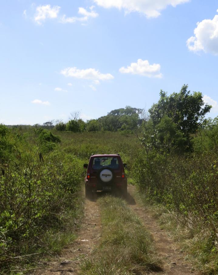 Een jeeptocht in Cuba.