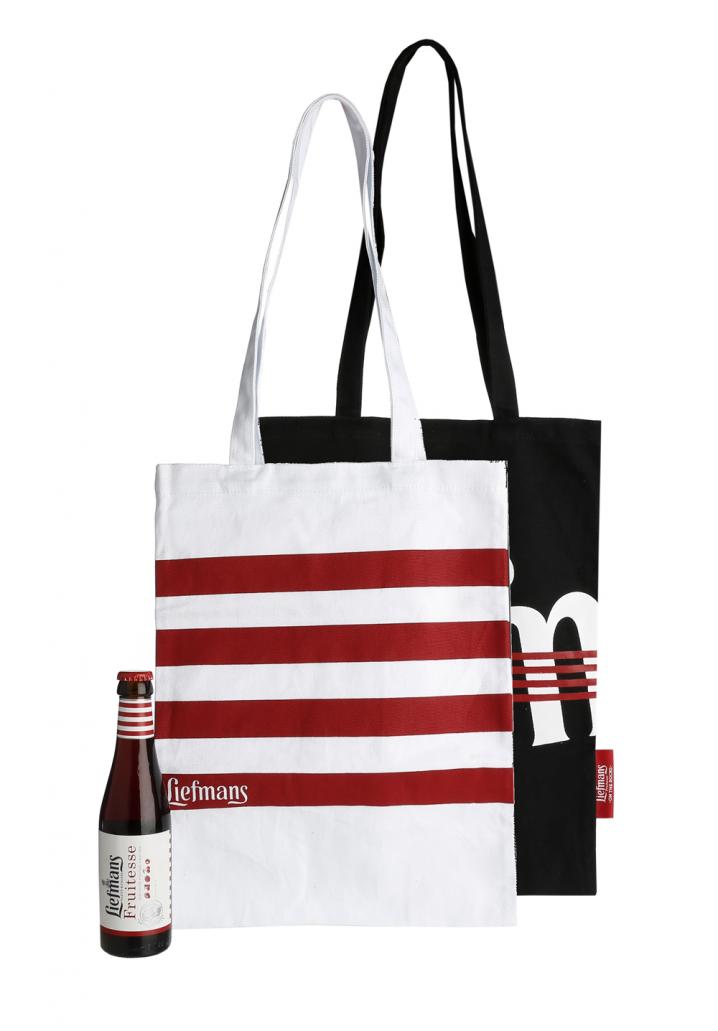 Liefmans on the rocks (250 ml) + Liefmans beachbag - € 1,10 en € 6,50 - www.liefmans.be.