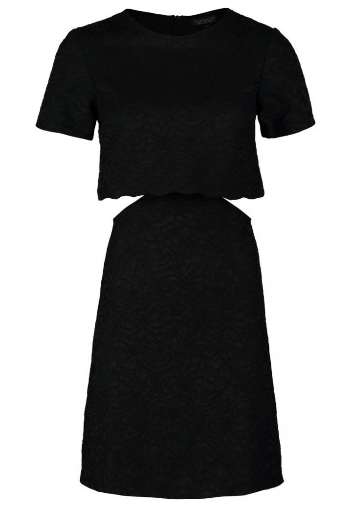 Robe noire Topshop, 69,95 euros