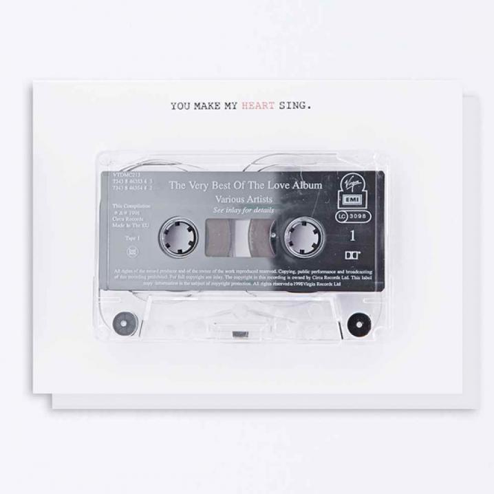 Een old fashioned mixed tape. #cute
