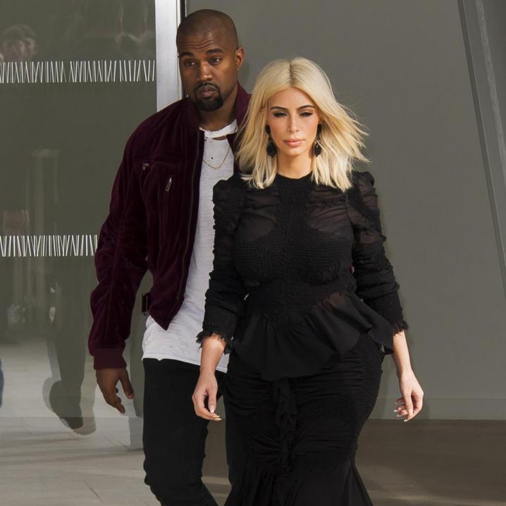 Kanye West en Kim Kardashian