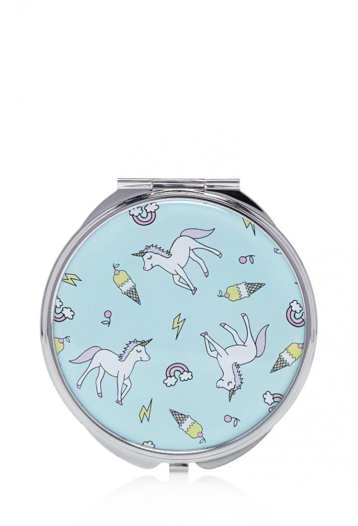 Spiegel met unicorn print