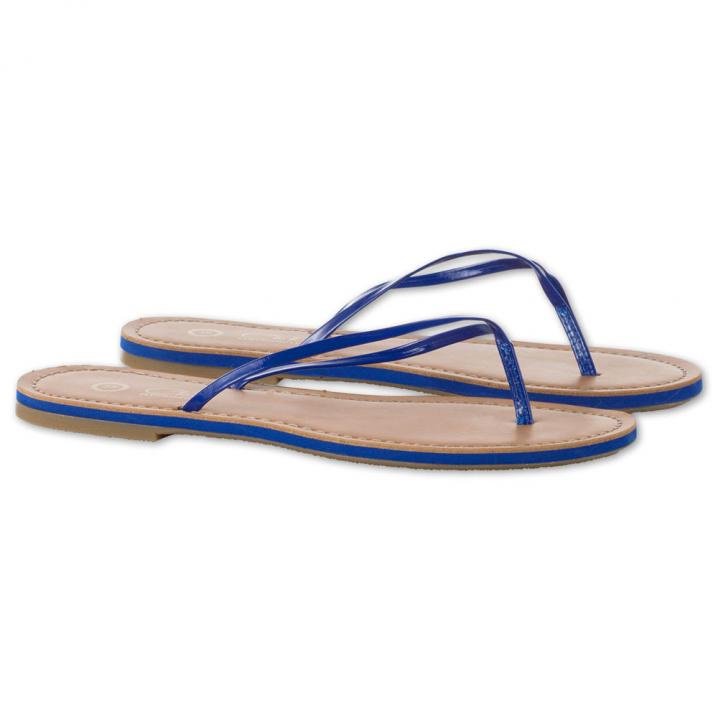 Blauwe flip-flops