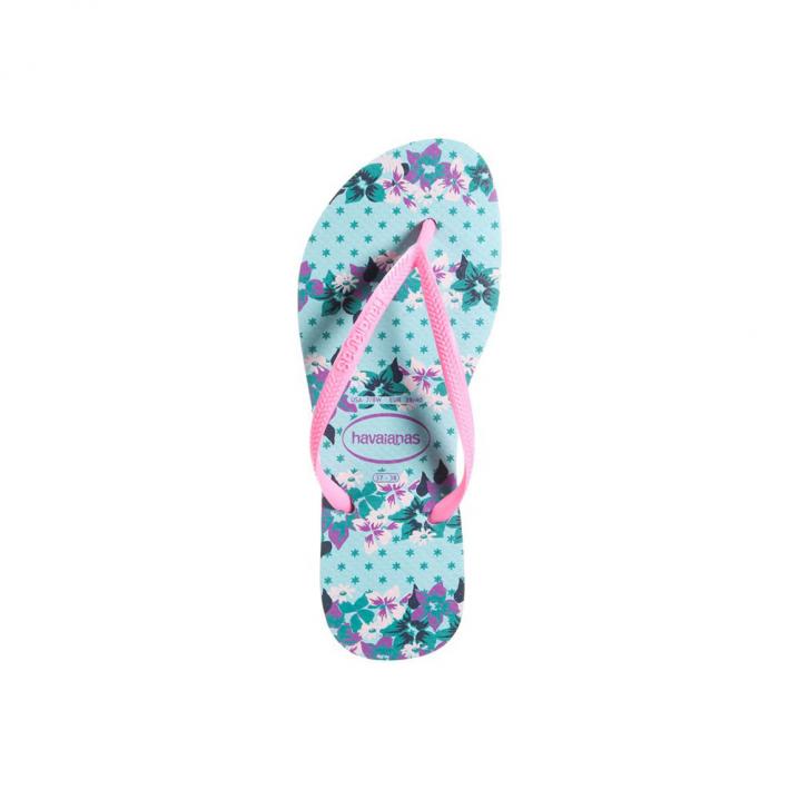 Flip-flops met bloemenprint