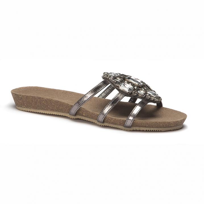 Metallic sandalen