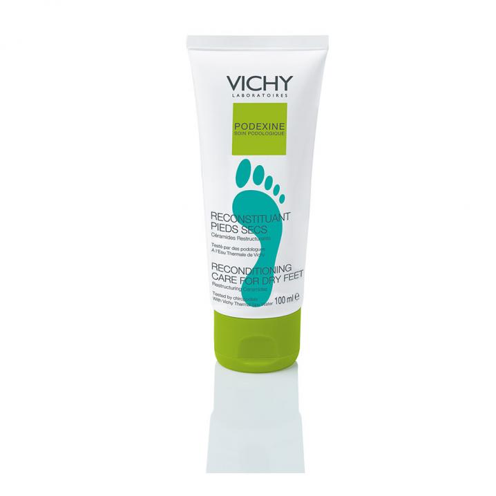 Quand on veut être belle, il faut bien l'être de la tête aux pieds! Cette crème Vichy de la gamme Podexine hydrate et lisse les pieds en pénétrant rapidement dans la peau.