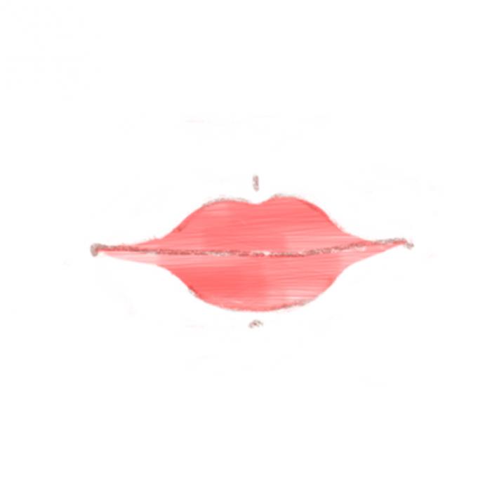Lippen die vol zijn in het midden
