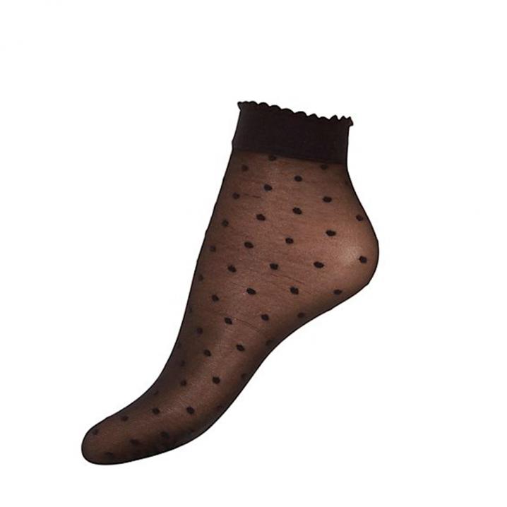 Doorzichtige sokken met polkadots