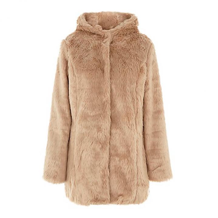 Faux fur jas