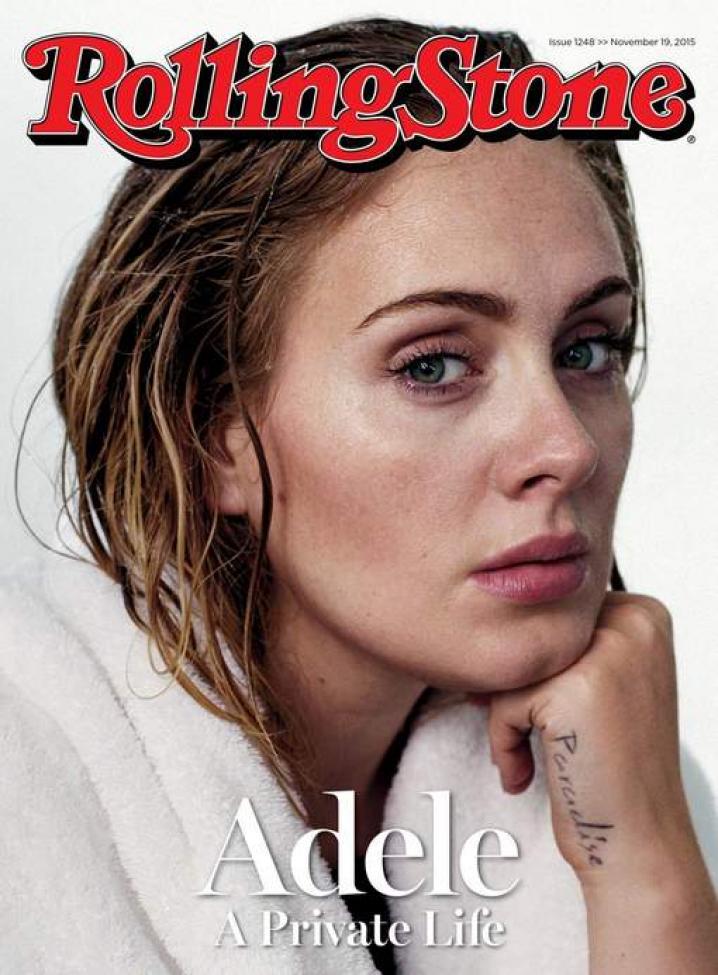 Adele make-up cover Rolling Stone