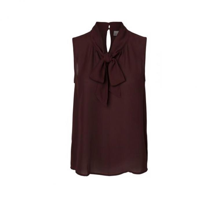 Bordeaux strikblouse