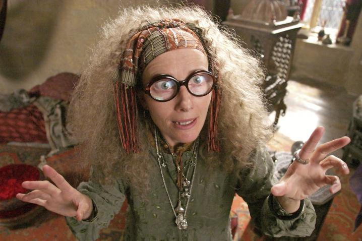 Emma Thompson, tapée en Miss Trelawney