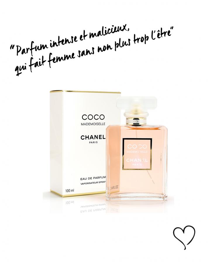 Le parfum préféré de Justine.