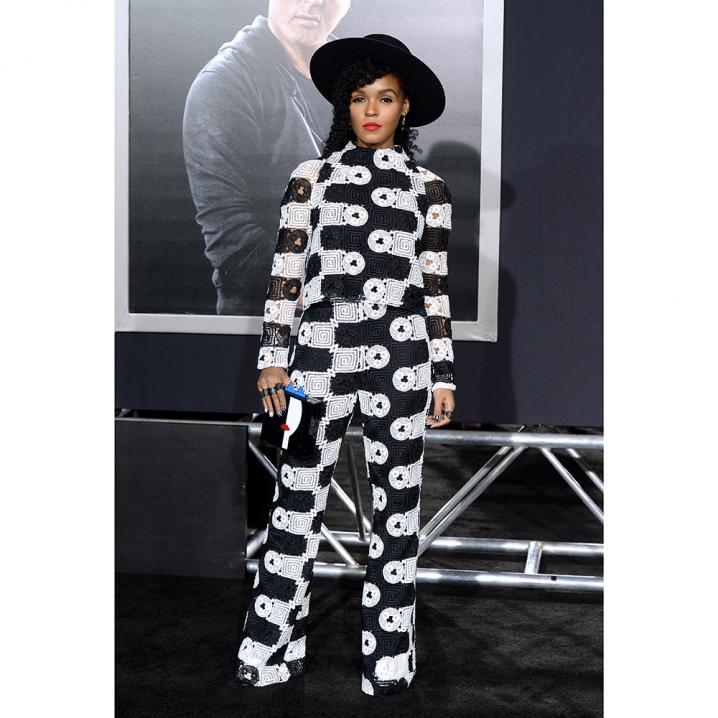 Janelle Monae bij een filmpremière