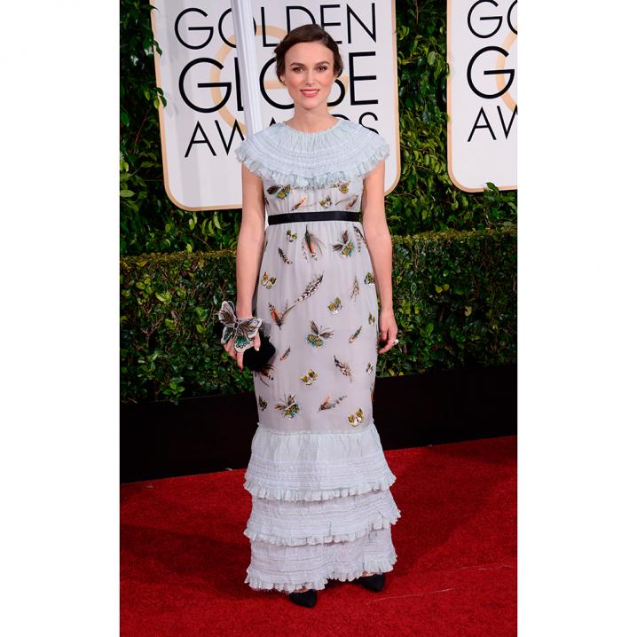 Keira Knightley op de Golden Globes