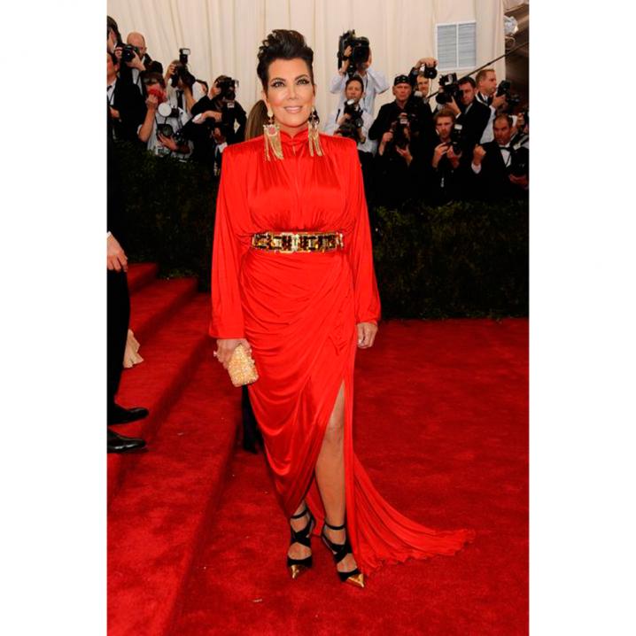 Kris Jenner op het Met Gala