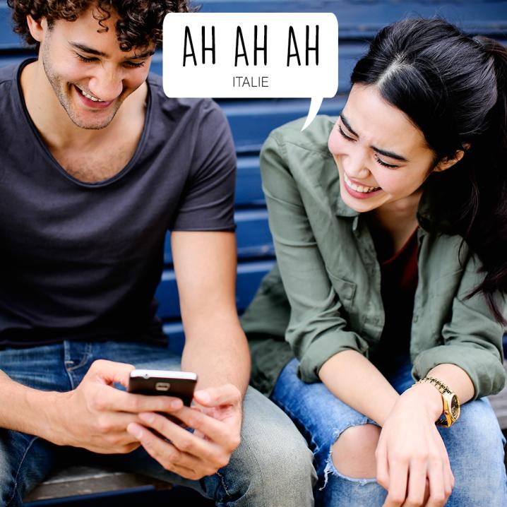 Le rire par SMS à travers le monde