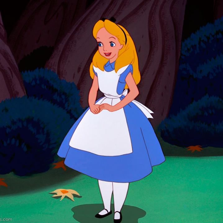 Alice uit 'Alice in Wonderland'