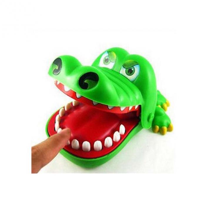 Krokodil met kiespijn