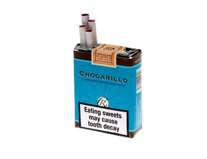 Les cigarettes en chocolat