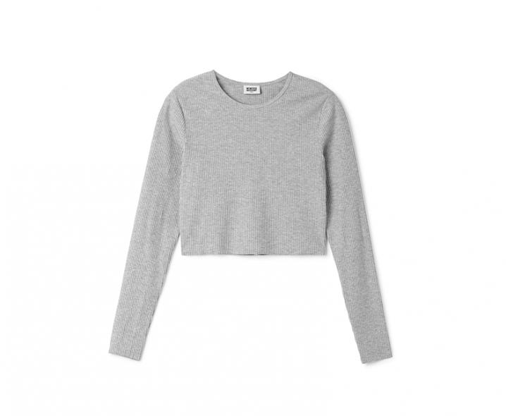 Cropped top manches longues