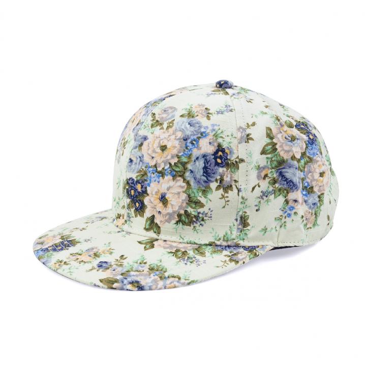 Casquette imprimé fleuri