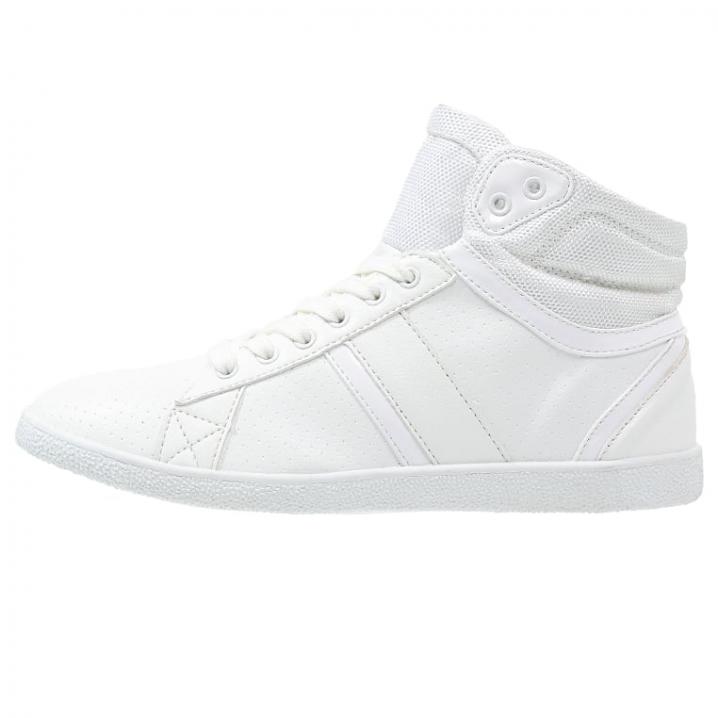 Witte hoge sneakers