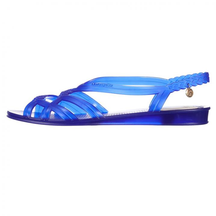 Blauwe jelly sandaal