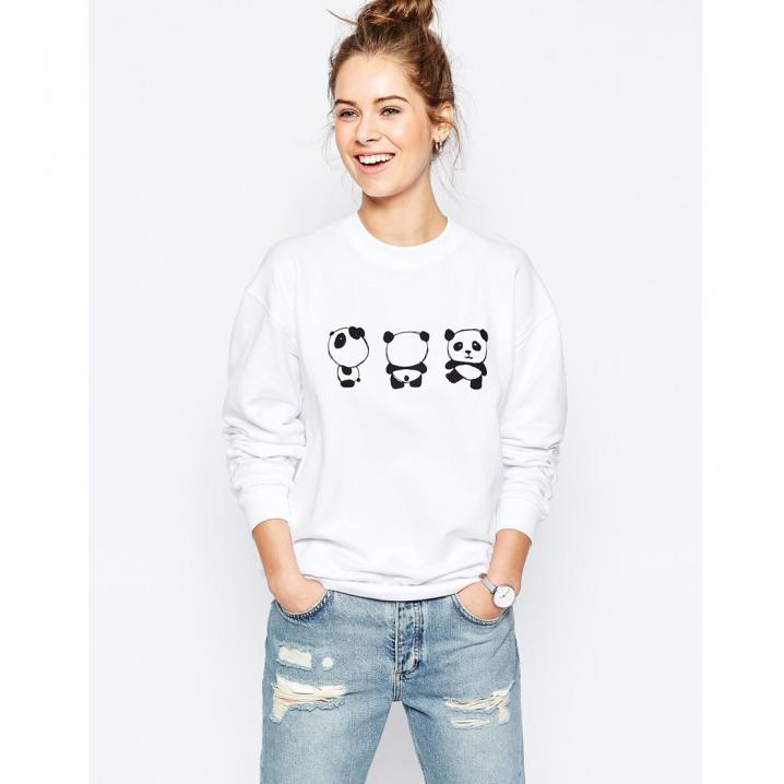 Witte sweater