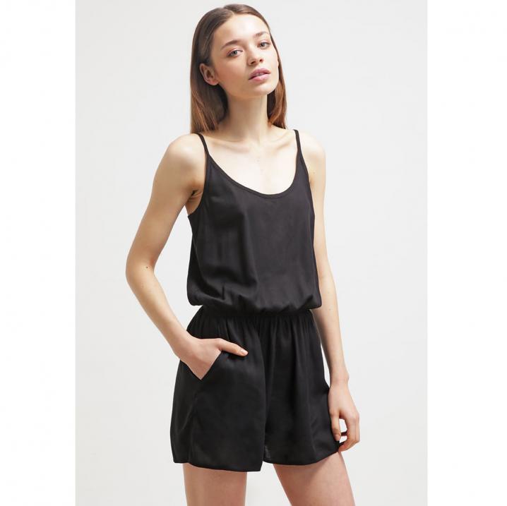 Zwarte playsuit