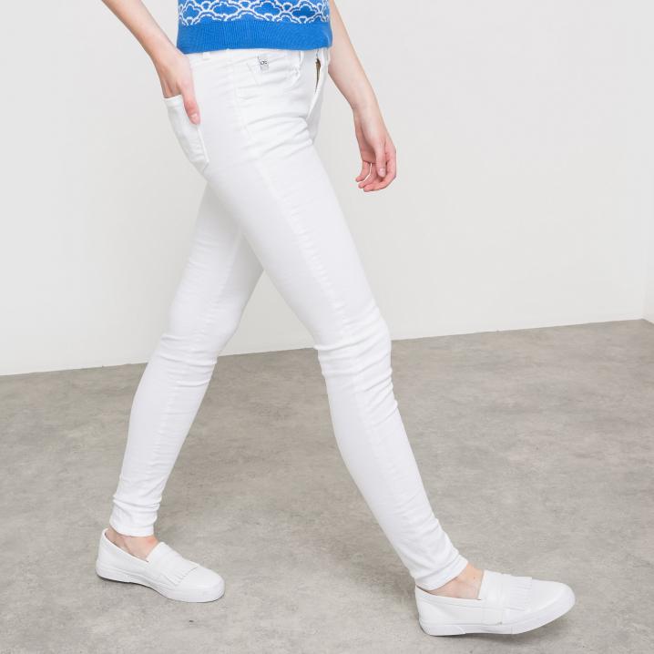 Witte skinny jeans