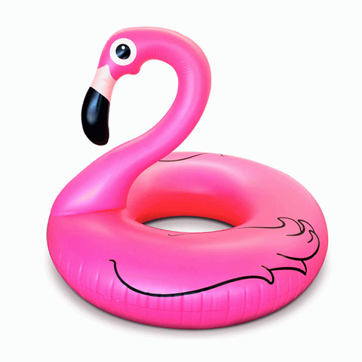 Opblaasbare flamingo