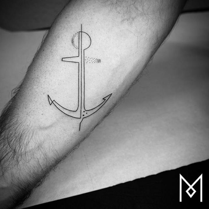 Tattoos uit één lijn